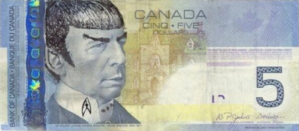 Leonard Nimoy, Spock Money Leonard Nimoy, Spock Money